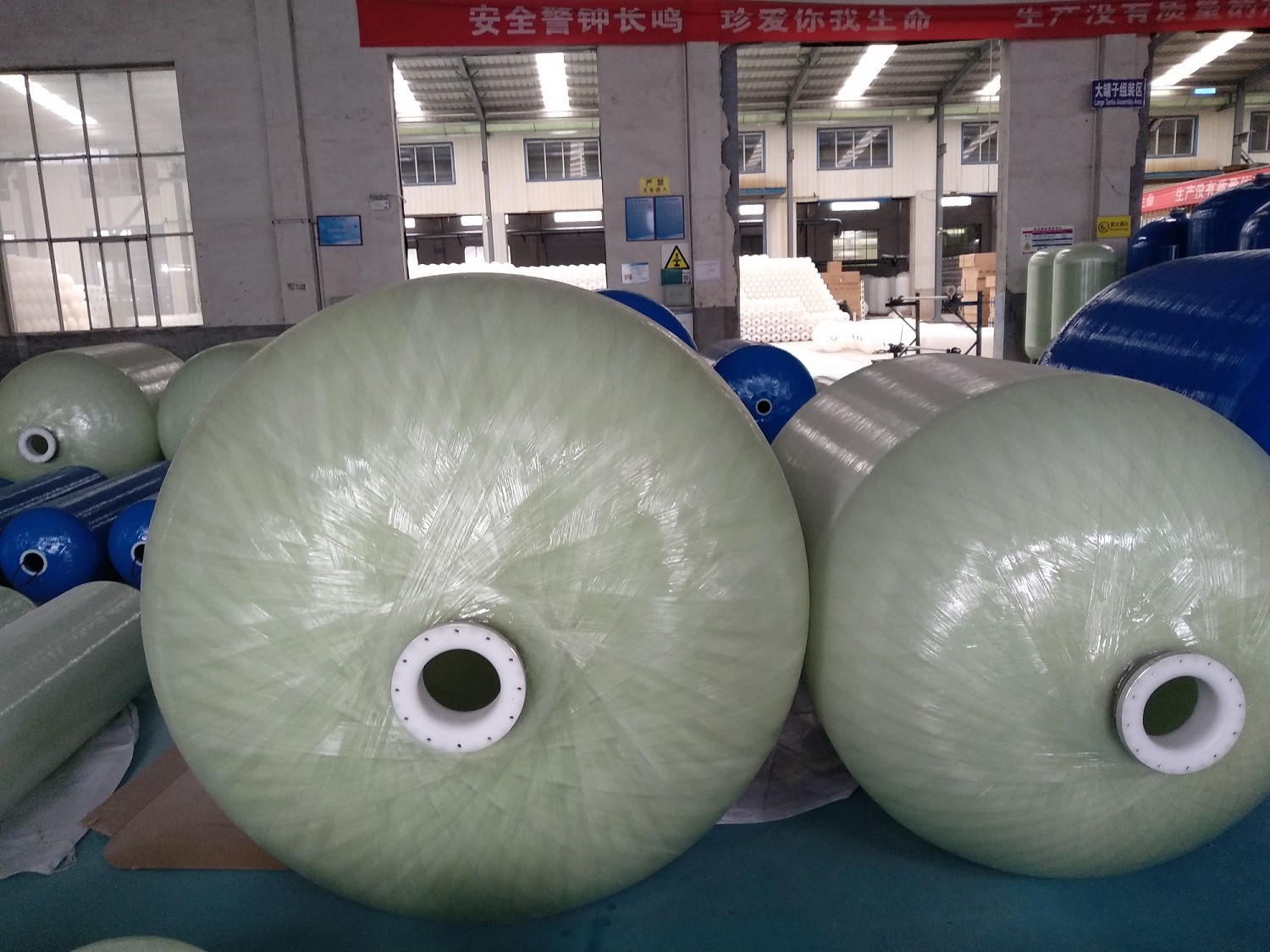 1.0MPA-150PSI FRP TANKS (30 to 63 INCH) FOR INDUSTRIAL USE