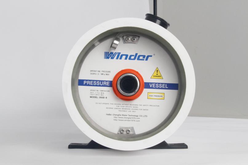 W80S300 End drawing of FRP membrane housing