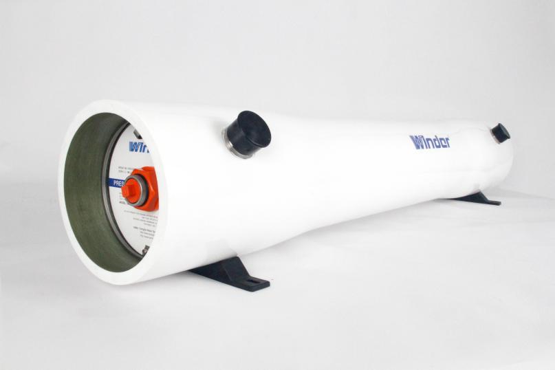 W80S300 Side view of the FRP membrane housing